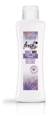 Salerm Shampoo Biokera Fresh Violet Shot 300 Ml / Matizador