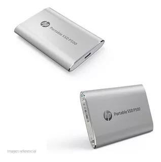 Disco Duro Externo Solido Hp P500/500gb/usb 3.1/tipo C/silve