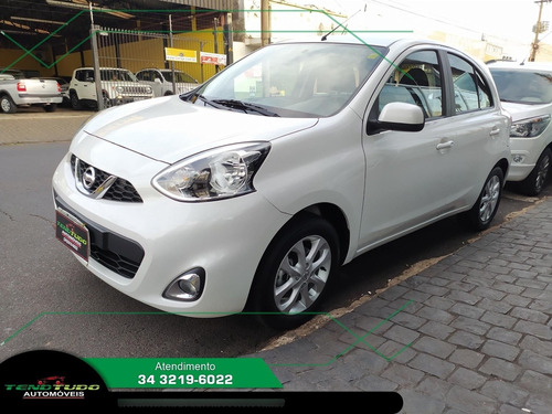 Imagem 1 de 7 de Nissan March Sv 1.6 Branco 2018