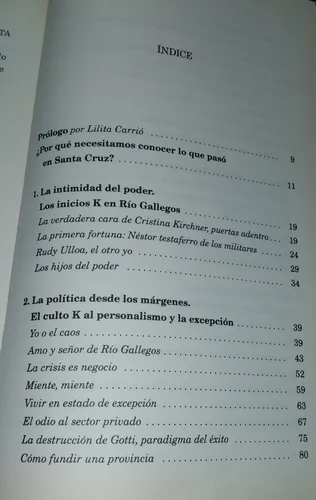 El Origen Corrupcion Kirchnerista En Santa Cruz M. Zuvic (Usado)