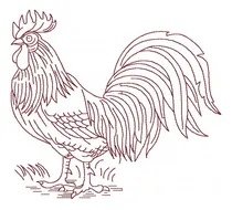 Comprar Matriz Para Bordados Maquina Animales De Granja Gallo 4686