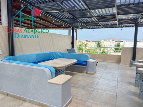 Cad Marina Diamante Storm F 05. Penthouse Moderno Con Roof Garden Y Jacuzzi: Tu Escape Privado En Acapulco