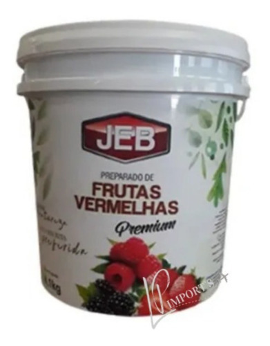 Polpa De Frutas Vermelhas Preparado 4,1 Kg Jeb 