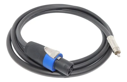 Cable Speakon A Rca Macho Por 3 Mts Hamc