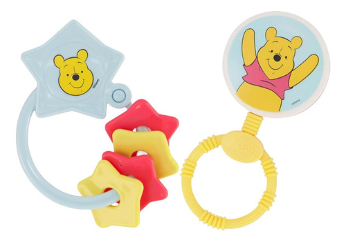 Disney Baby- Sonajero 2 Piezas Winnie The Pooh