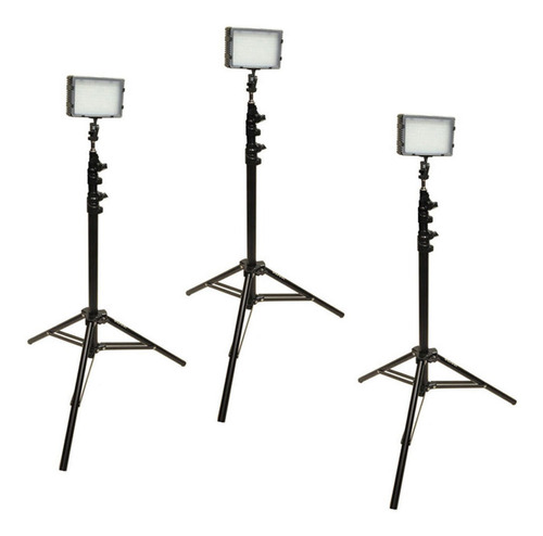 Bescor Field Pro Fp-180k Bi-color Led 3-light Kit