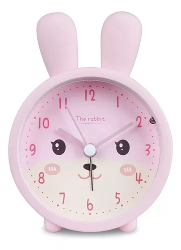 Reloj despertador de conejo, despertador Digital Led creativo de dibujos  animados, despertador electrónico USB, luz nocturna LED temporizada, reloj  de dinosaurio