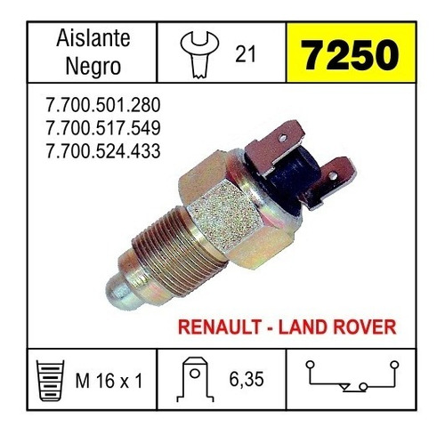 Bulbo Marcha Atras Renault 12 L Tl Gtl S Ts R12 Break 