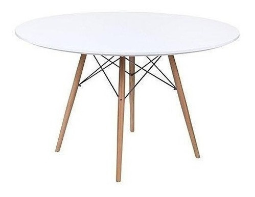 Mesa Eames Redonda 80 Cm Diseño Vintage / Ekipofertas