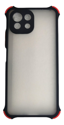 Carcasa Para Xiaomi Mi 11 Lite Borde Negro Anti Prot Camara