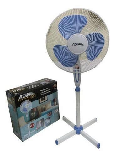 Ventilador Adir 2073 De Aluminio Con Pedestal 16 40.64 Cm Plástico 3