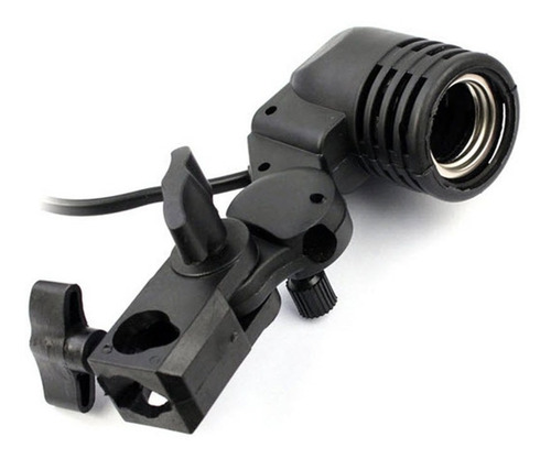 Combo Soporte Socket Para Bombilla + Sombrilla Translucida