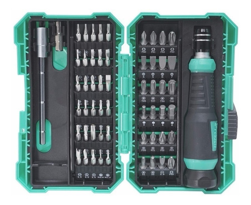 Set Kit Destornilladores 57 Piezas + Caja Proskit Sd-9857m