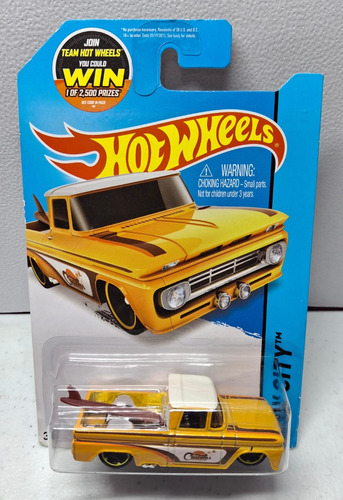 Hot Wheels Custom 62 Chevy Hw City Tm 1:64 Amarillo (Usado)