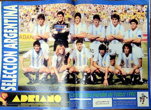 Revista Solo Fútbol 1990 Como Nueva  + Póster Argentina!