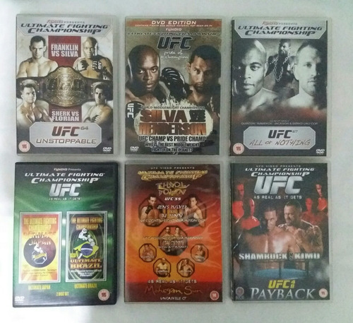 Ufc Mma Dvd Originales Nuevos Oferta