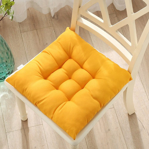 Funda De Almohada N Para Silla De Comedor, Color Liso, Esmer