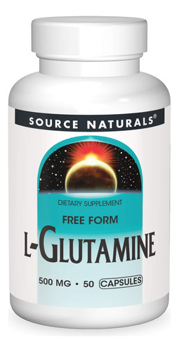 Source Naturals L-glutamina, Aminoácido De Forma Libre Que 