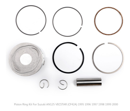 Kit De Anillo De Pistón Para Suzuki An125 Vecstar (cf42a) 52