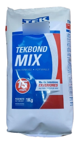 Enduido Exteriores Ideal Paredes Techos 1kg Tek Bond