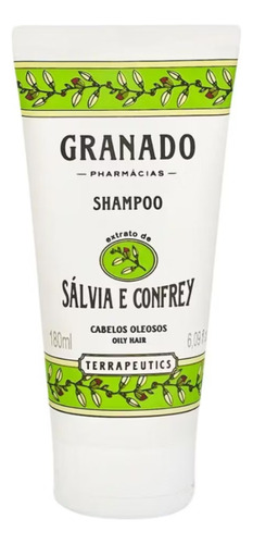 Shampoo Granado Sálvia Terrapeutics 180ml Kit C/ 2un