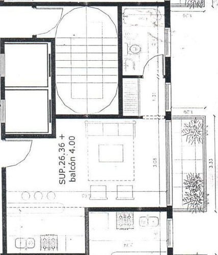 Imagen 17 de 18 de Departamento En Alquiler Mensual C/ Muebles Monoambientes - Olivos - Pileta