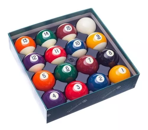Bola de Bilhar Snooker Regra Inglesa 52,4 mm 22 Peças Profissional