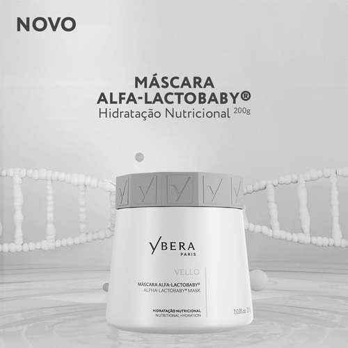Máscara Ybera Paris Vello nutrição de 200mL 200g