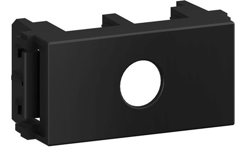 Modulo C/ Furo - Saida De Fio - Refinatto- Preto