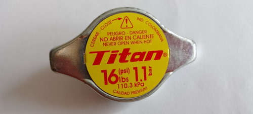 Tapa Radiador 16 Libras Titan