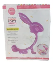 Comprar Set Placas 2 Moldes Huevo  Y Porta Huevo Conejo Pascuas  