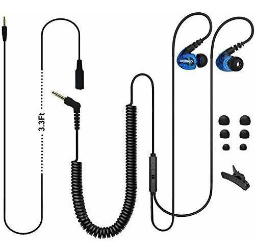 Producto Generico - Joymiso - Auriculares Con Cable Extra L. Color Blue