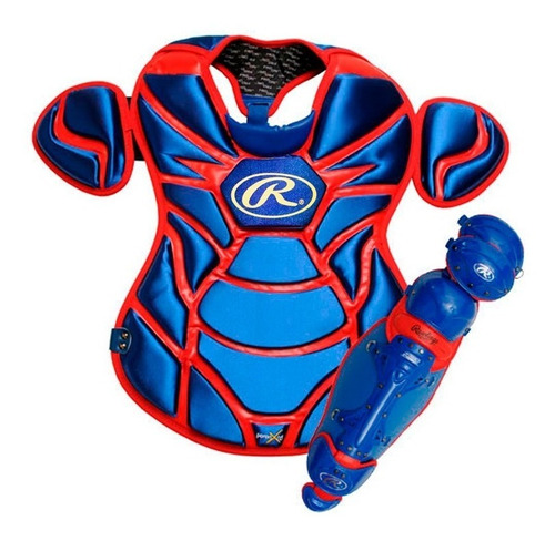 Mlb Pro Elite Arreos Rawlings  Equipo De Catcher Adulto Azul