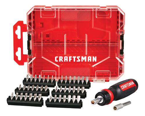 Caja Craftsman De Destornilladores 44 Unidades.