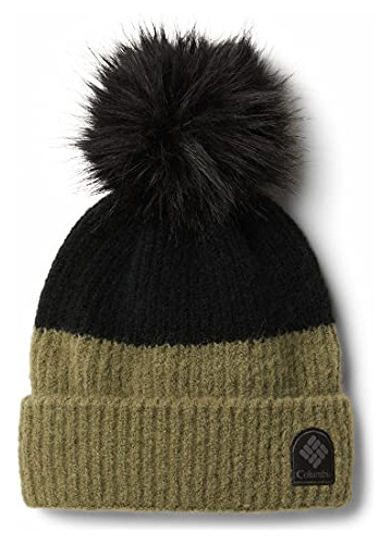 Columbia Gorro De Invierno Blur Pom Pom Para Hombre, Verde P