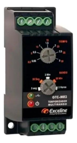 Temporeizador Multirango 0.05s - 3h Exceline Gtc-mr3