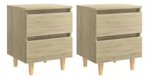 Comprar Velador Mesa De Noche Armado Helen 2 Unid - Muebles Gaudi