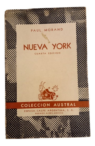 Paul Morand. Nueva York