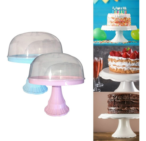 Soporte Torta Base De Pastel Dulces Con Pie Y Campana