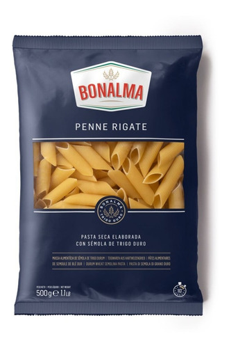 Pasta penne rigate Bonalma con sémola trigo duro 500g