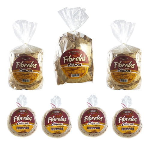 Pack De 4 Paquetes De Tortillas, 2 Tostadas Y 1 De Totopos 