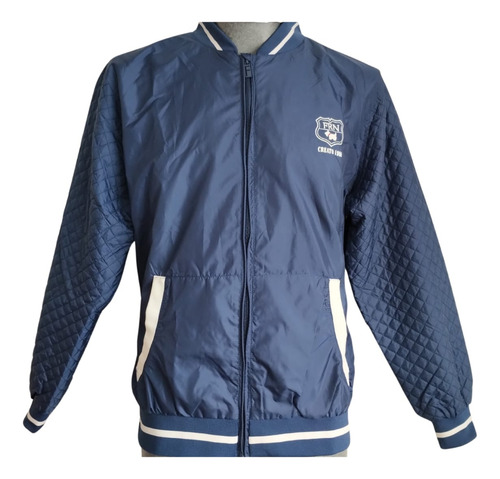Chamarra Azul Ferrioni Hombre Talla Mediana (m) Mod.m09887