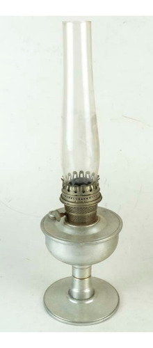 Lámpara Aladdin De Aluminio Con Tubo Original Sano Incluído 