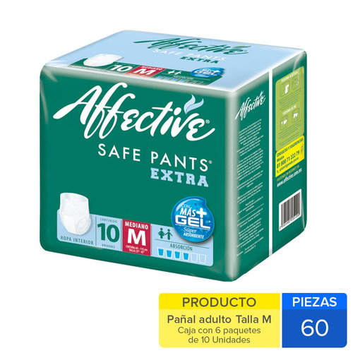 Caja Affective Safe Pants Talla Mediano 60 Uni.