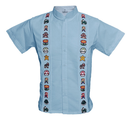 Camisa Bordada Super Mario Bros. Mc. Mayakim