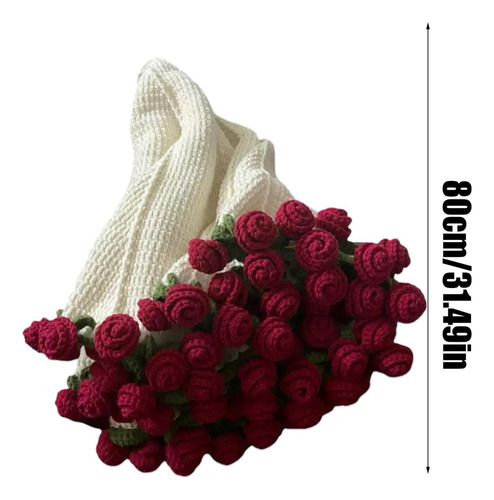 A Ramo De Flores De Crochet Manta De Rosas De Crochet Manta