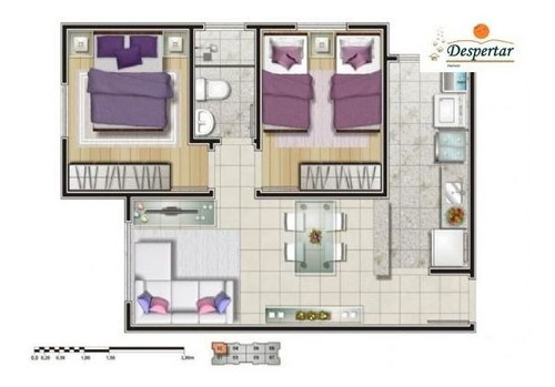 04997 - Apartamento 2 Dorms, Jaraguá - São Paulo/sp - 4997