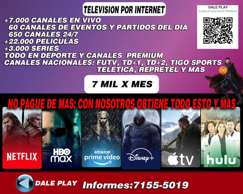 Imagen 1 de 7 de Television Por Internet
