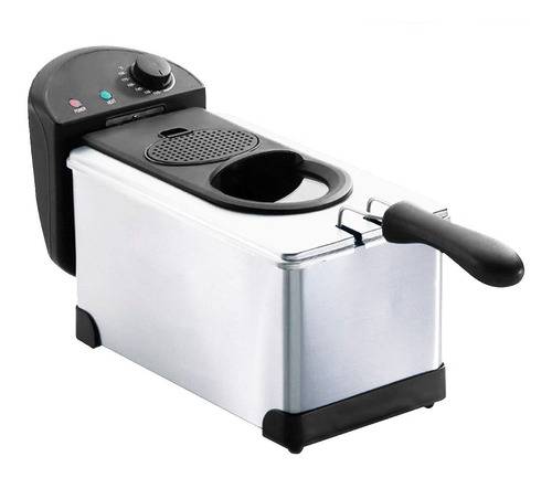 Freidora Electrica 3.5 Lts Aceite Profunda 2000 W Acero Inox
