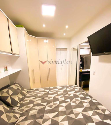 Imagem 3 de 10 de Flat Com 1 Dorm, Higienópolis, São Paulo - R$ 456 Mil, Cod: 64435323 - V64435323